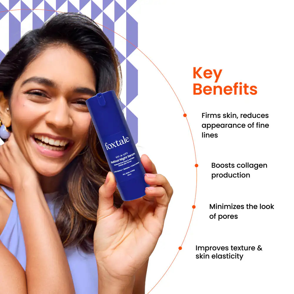 Foxtale 0.15% Retinol Night Serum-30ml
