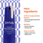 Foxtale 0.15% Retinol Night Serum-30ml