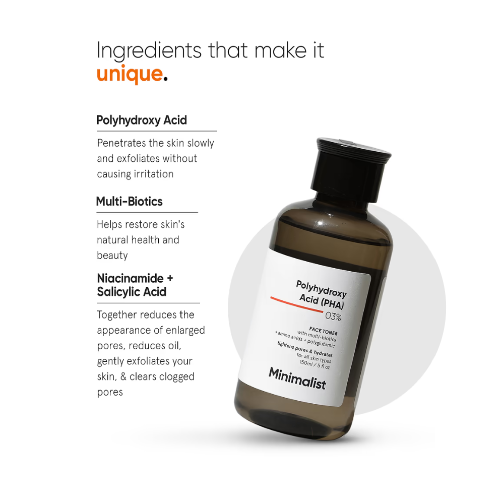 मिनिमलिस्ट पॉलीहाइड्रॉक्सी एसिड 03% टोनर 150ml