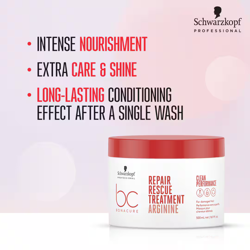 Schwarzkopf ವೃತ್ತಿಪರ ಬೊನಾಕ್ಯೂರ್ ಪೆಪ್ಟೈಡ್ ರಿಪೇರಿ ಪಾರುಗಾಣಿಕಾ ಚಿಕಿತ್ಸೆ ಹೇರ್ ಮಾಸ್ಕ್ 200Ml