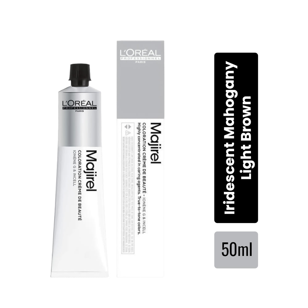 Loreal Majirel 5.52 Light Brown With Iridescent Mahogany 50Ml