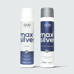 QOD Professional Max Silver Shampoo & Conditioner – 300ml Combo