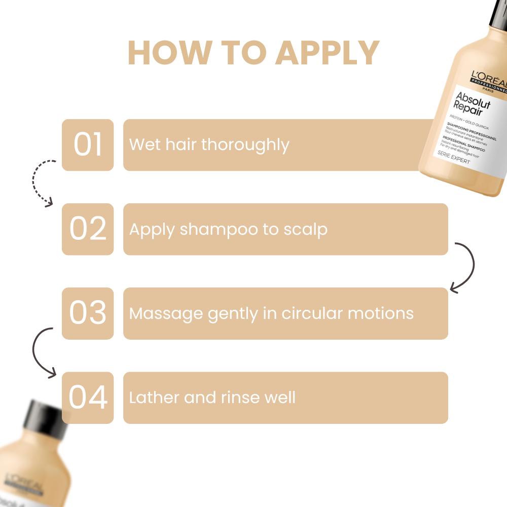 Loreal Absolut Repair Shampoo 300ML