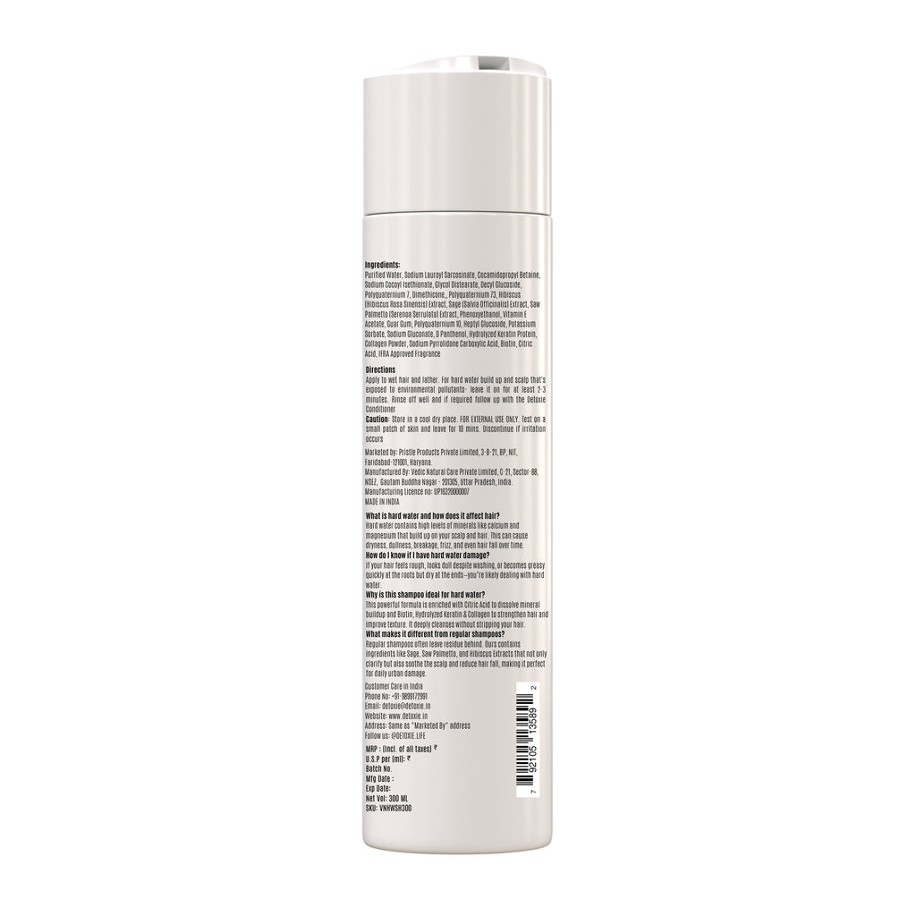 detoxie Advanced Hard Water Shampoo 300 ml