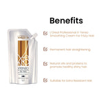 Loreal Xtenso Smoothing Cream Extra Resistant Hair 400ML