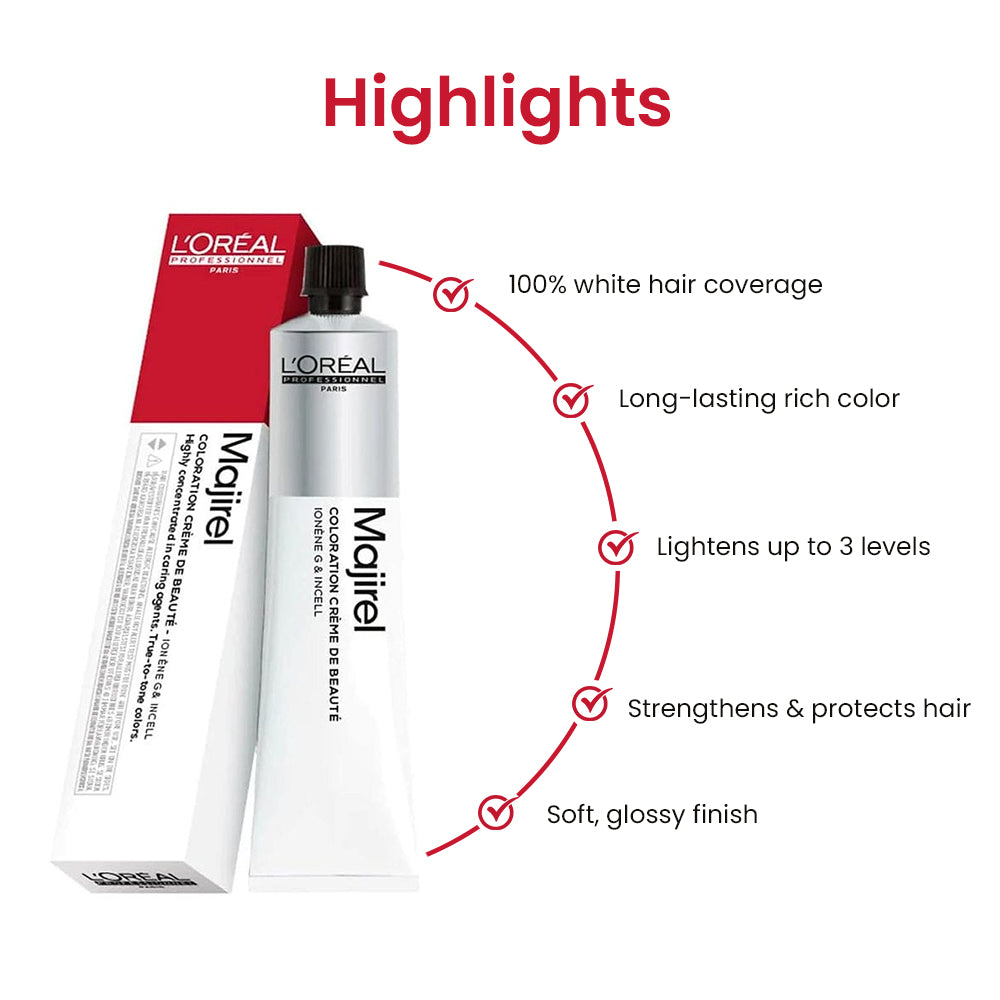 Majirel 5.60 Light Brown With Red 50Ml