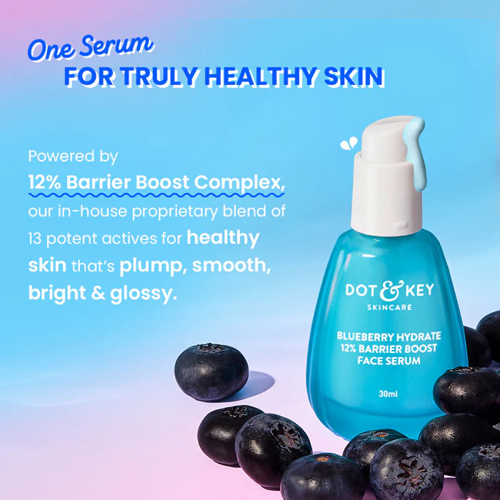 Dot & Key Blueberry Hydrate 12% Barrier Boost Face Serum 30ml