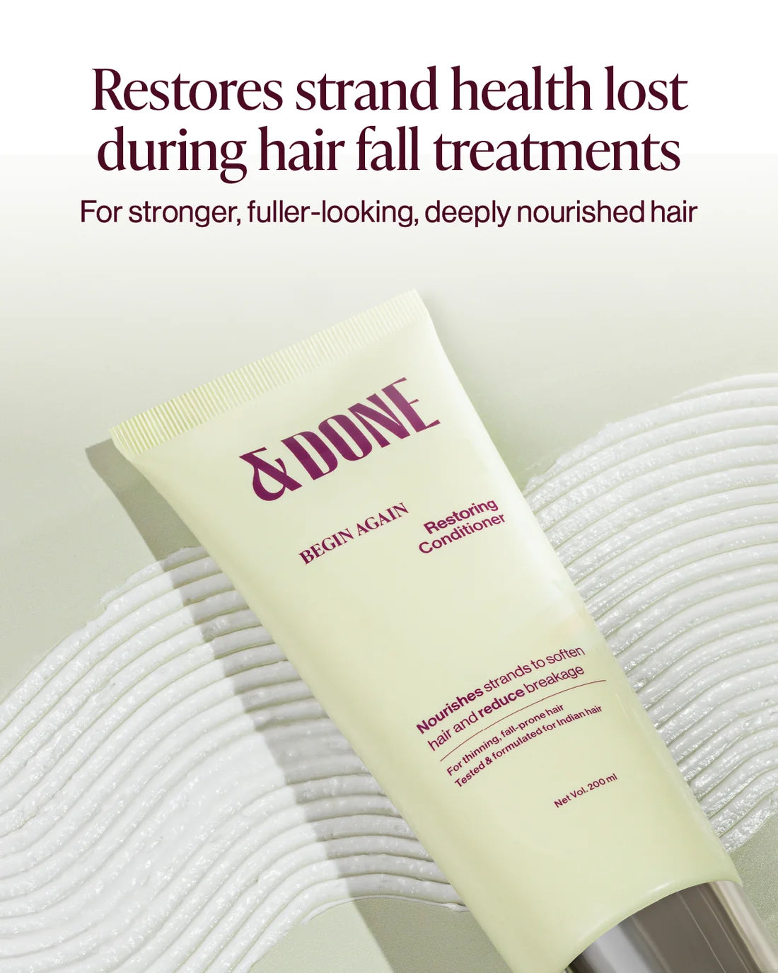 &Done Begin Again Strengthening Conditioner 200ml