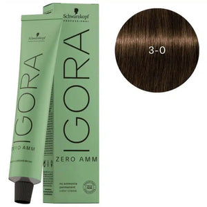 SCHWARZKOPF IGORA No Ammonia HAIR COLOR SHADE NO 3-0(60ML)
