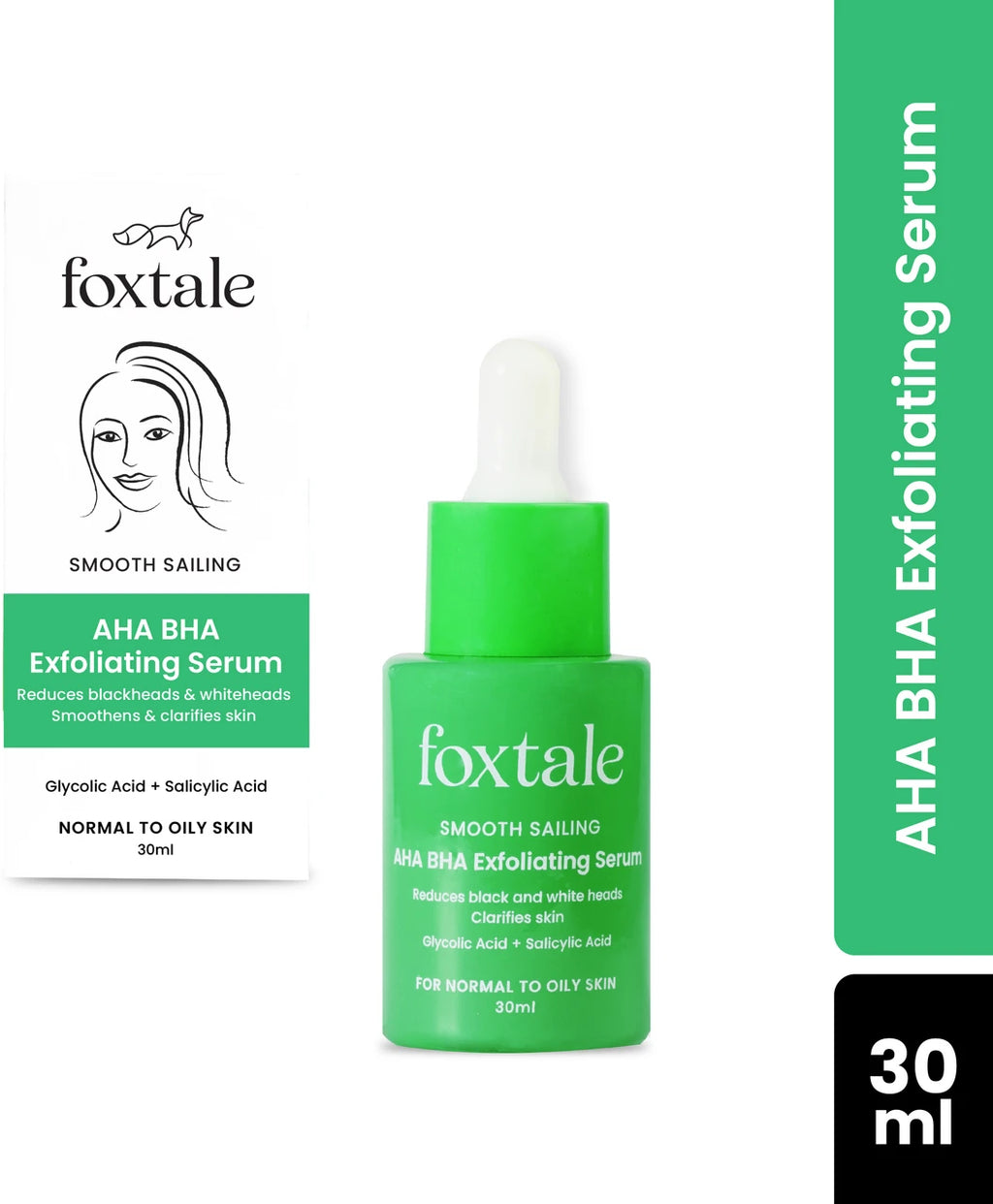 Foxtale AHA BHA Exfoliating Serum-30ml