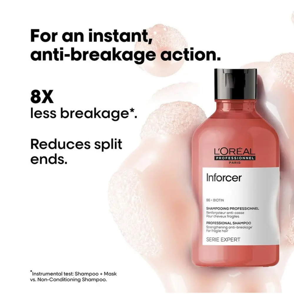 Loreal SE B6+Biotin Inforcer Shampoo 300ML .