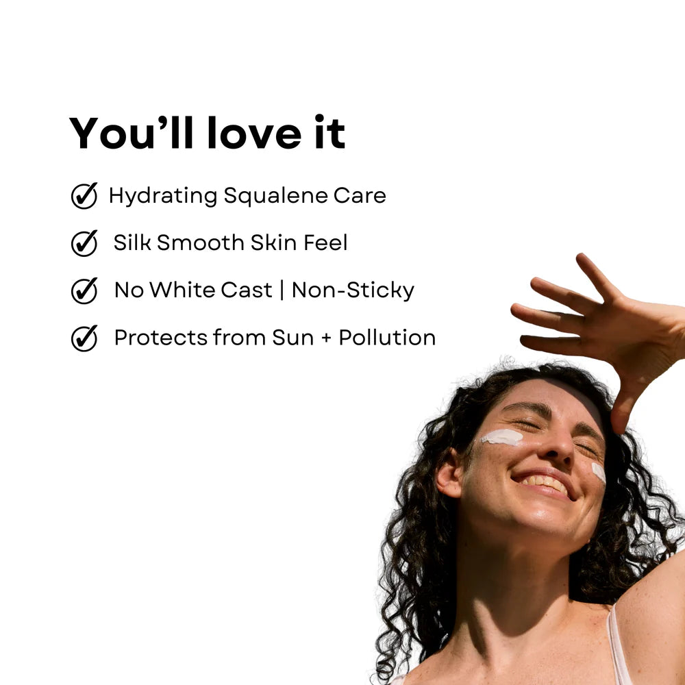 Detoxie Squalene & Silk Protiens SPF50 Sunscreen Gel - 50ml