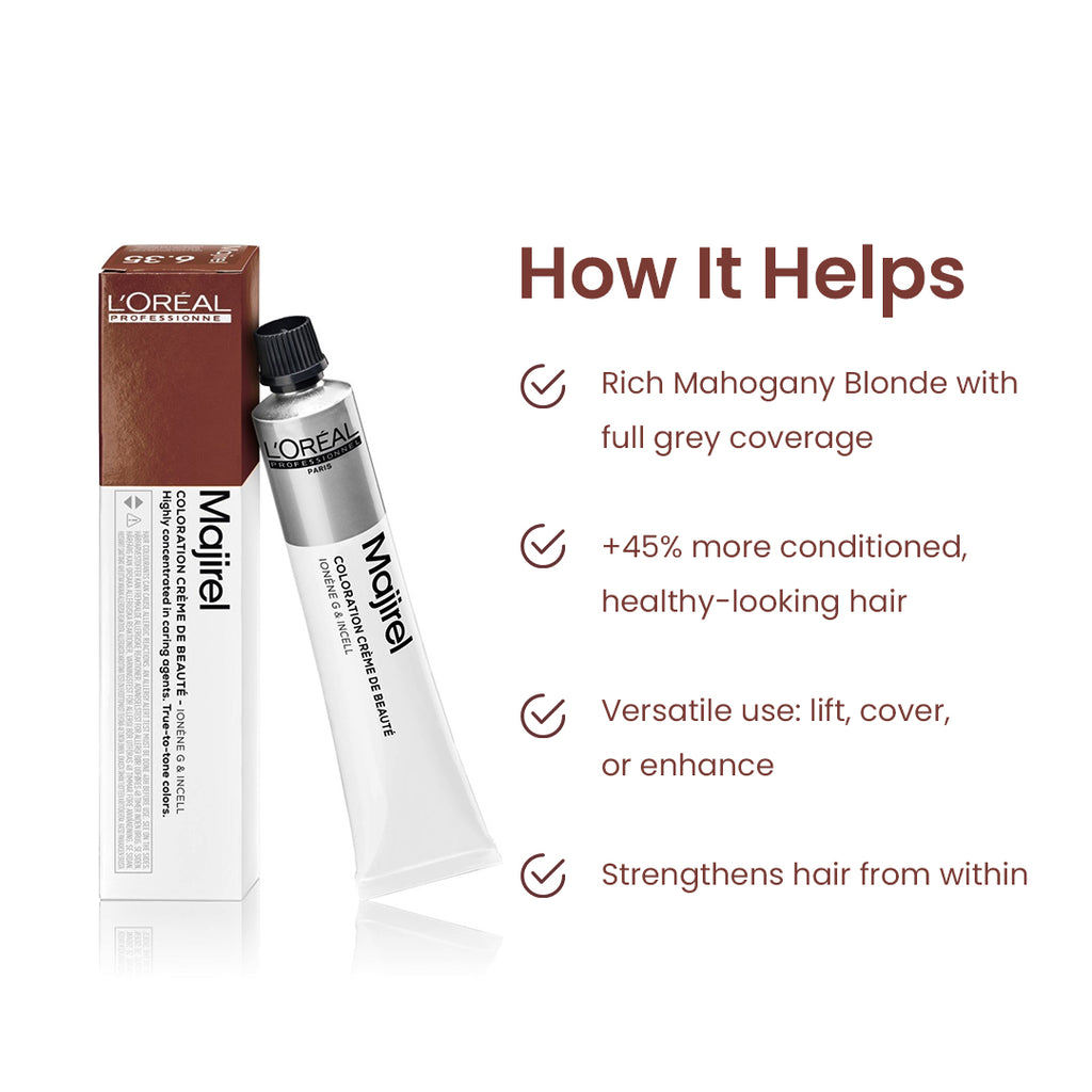 Loreal Majirel 4.35 Brown With Mahogany Gold 60Ml
