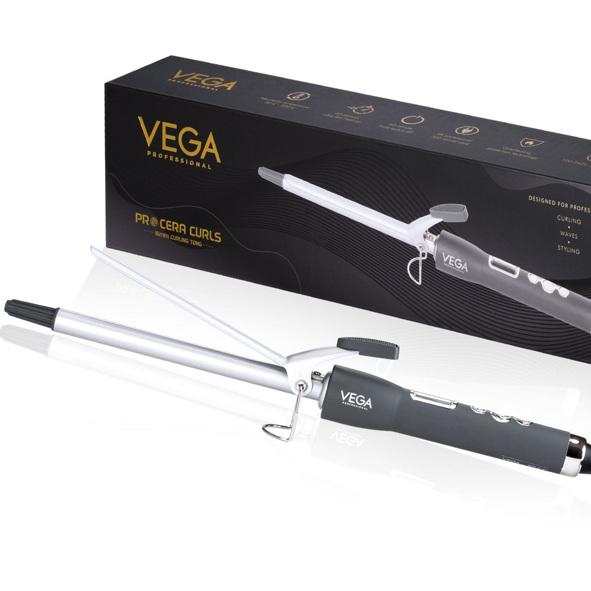 HAIR curlers Pro Cera Curls 16mm Curling Tong