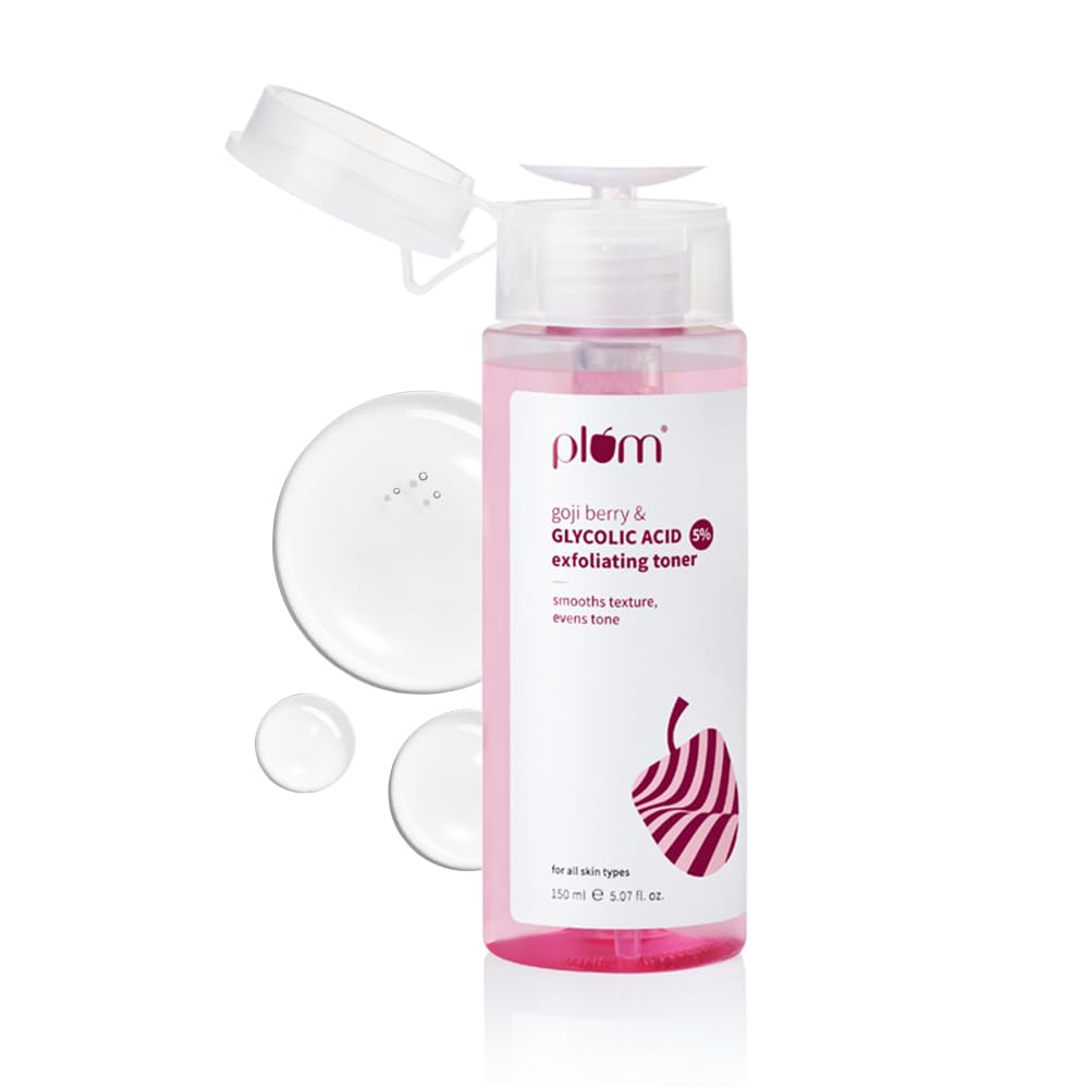 Plum 5% Glycolic Acid & Goji Berry Exfoliating Toner 150ml