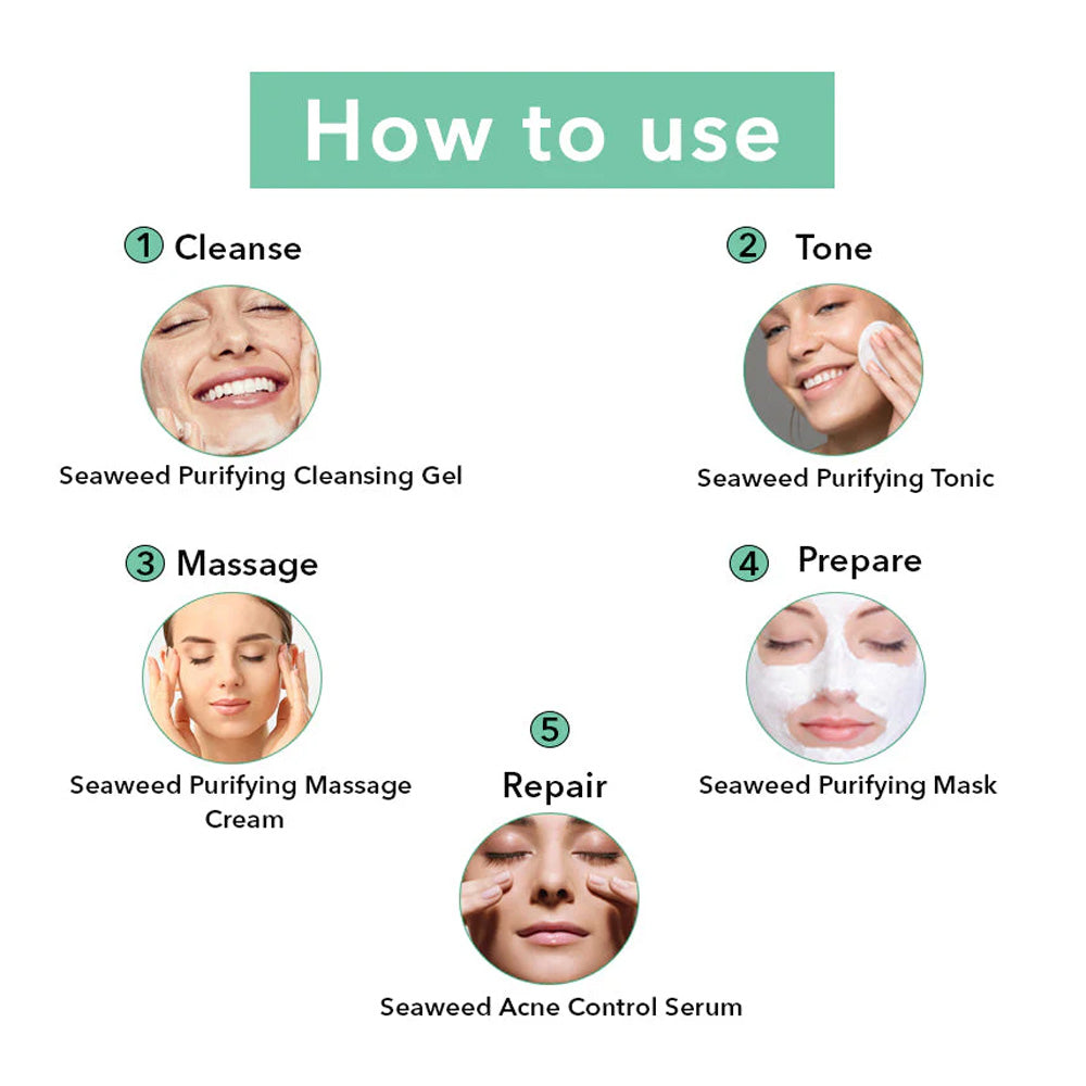 O3+ Seaweed Facial Kit_(100g+15ml)