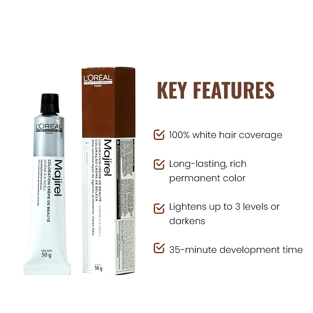 Loreal Majirel 8.34 Light Blonde With Copper Gold 50g