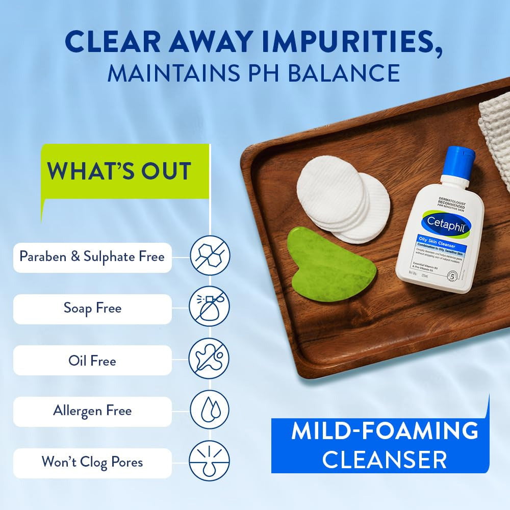 CETAPHIL OILY SKIN CLEANSER 125 ML