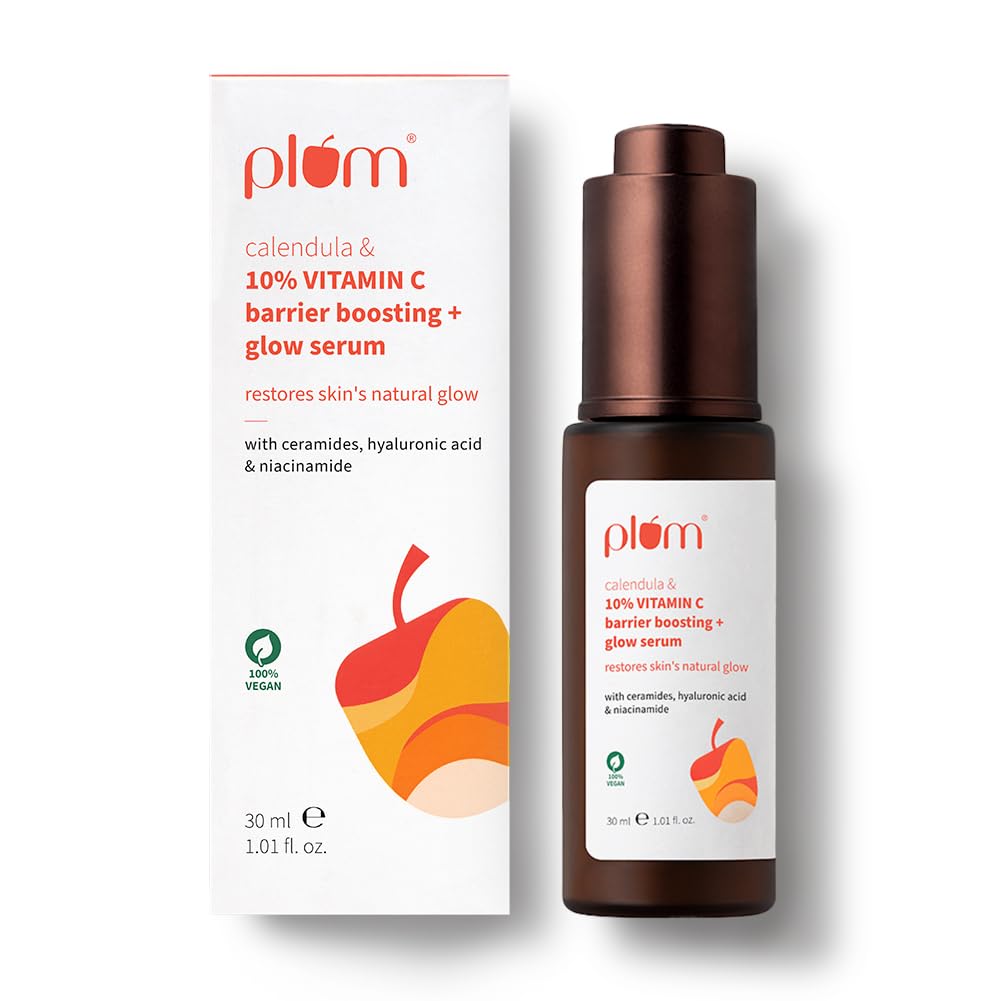 Plum 10% Calendula & Vitamin C Barrier Boosting + Glow Serum 30ml