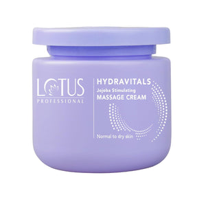 Lotus Professional Hydravitals Jojoba Stimulating Massage Cream,250Gm