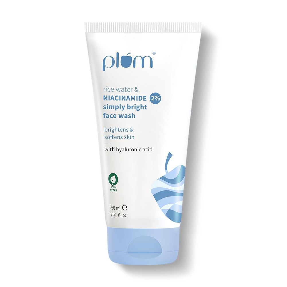 Plum Simply Bright 2% Niacinamide Face Wash with Rice Water 150ml