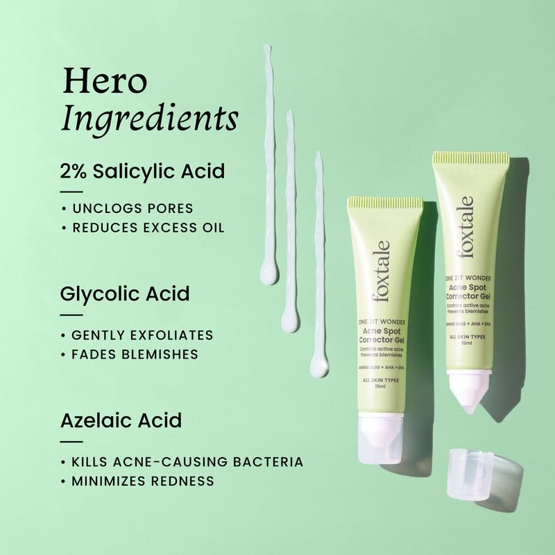 Foxtale 2% Salicylic Acid Acne Spot Corrector Gel