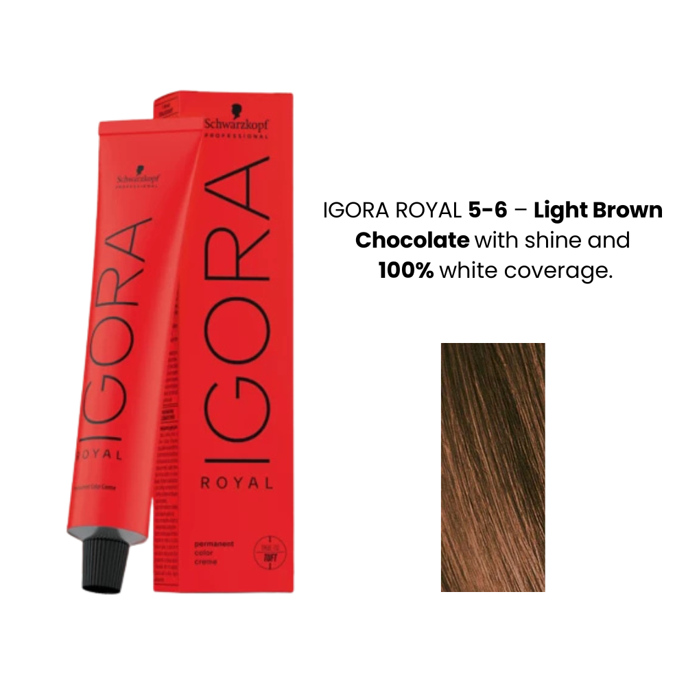 Schwarzkopf Igora Royal Hair Color 60Ml 5-6 Light Brown Chocolate