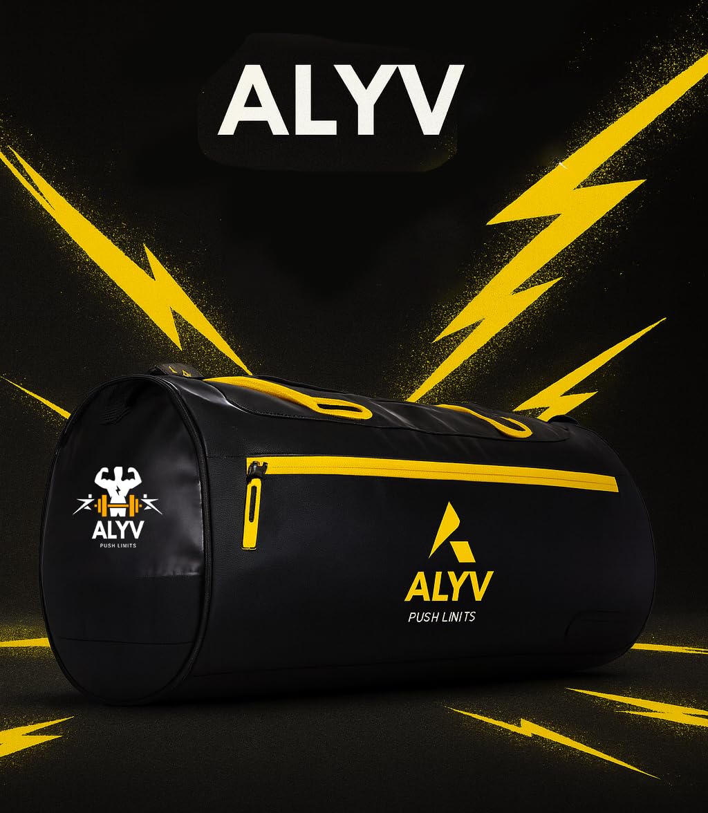 ALYV Sports Duffel Gym Bag – 25L