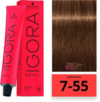 SCHWARZKOPF IGORA ROYAL HAIR COLOR SHADE NO 7-55 (60ML)