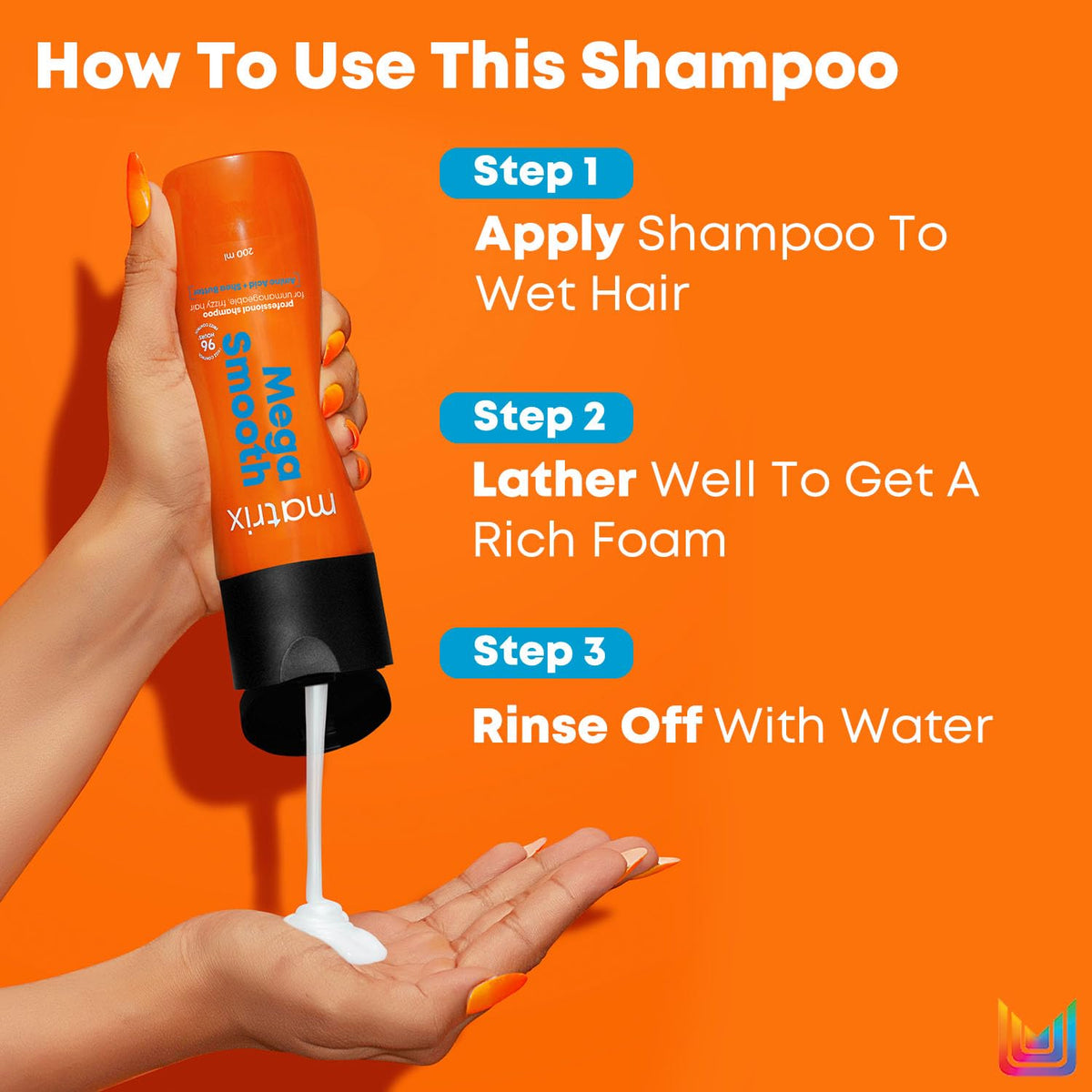 Matrix Professional Mega Smooth Shampoo and Conditioner Combo for Frizzy, Dry Unmanageable Hair