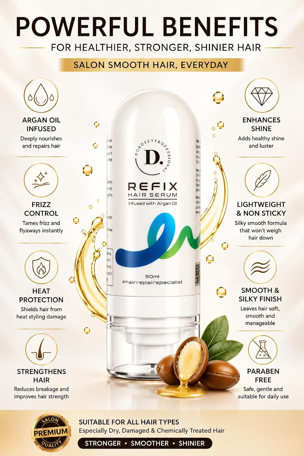 Dorofey Professional Argan Oil Hair Serum-50ml