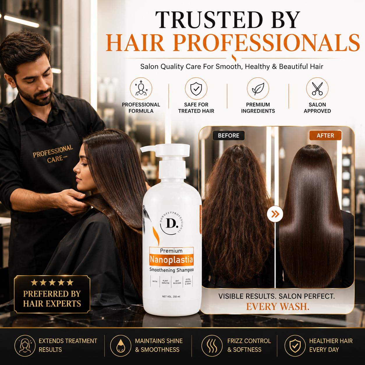Dorofey Professional Nanoplastia Shampoo Sulfate Free-250ml