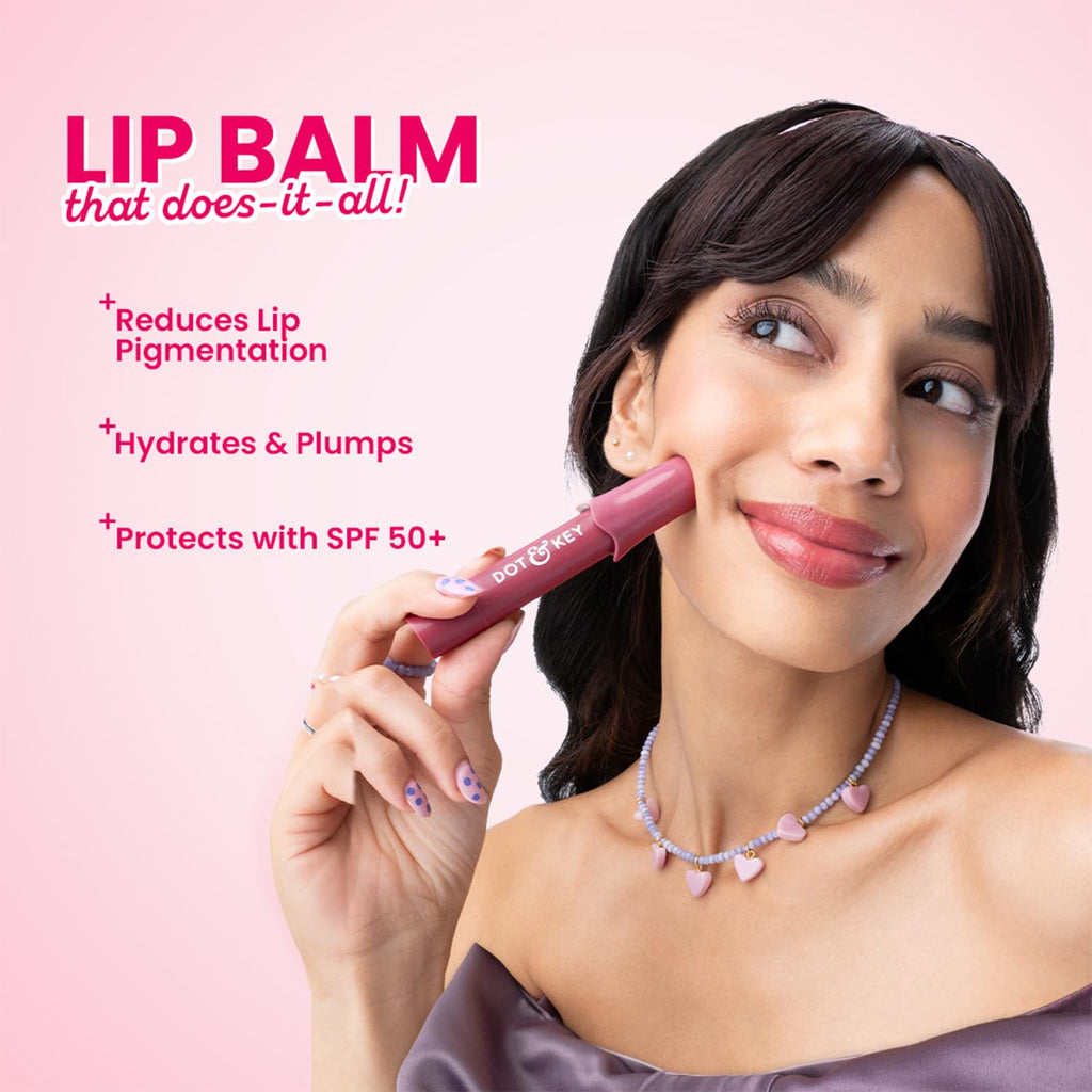 Dot & Key Meltie Lip Balm SPF 50+ Berry Crumble 4g