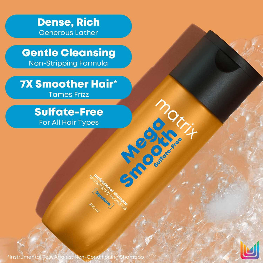 Matrix Mega Smooth Sulfate-free Shampoo-200ml