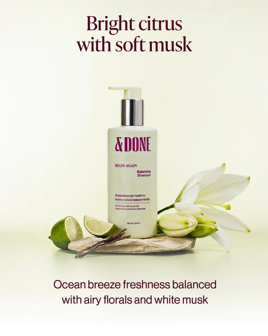 &Done Begin Again Balancing Shampoo-300ml
