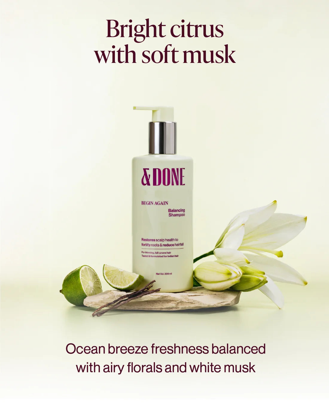 &Done Begin Again Balancing Shampoo-300ml