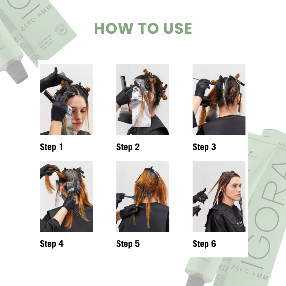 SCHWARZKOPF IGORA No Ammonia HAIR COLOR SHADE NO 1-0 (60ML)