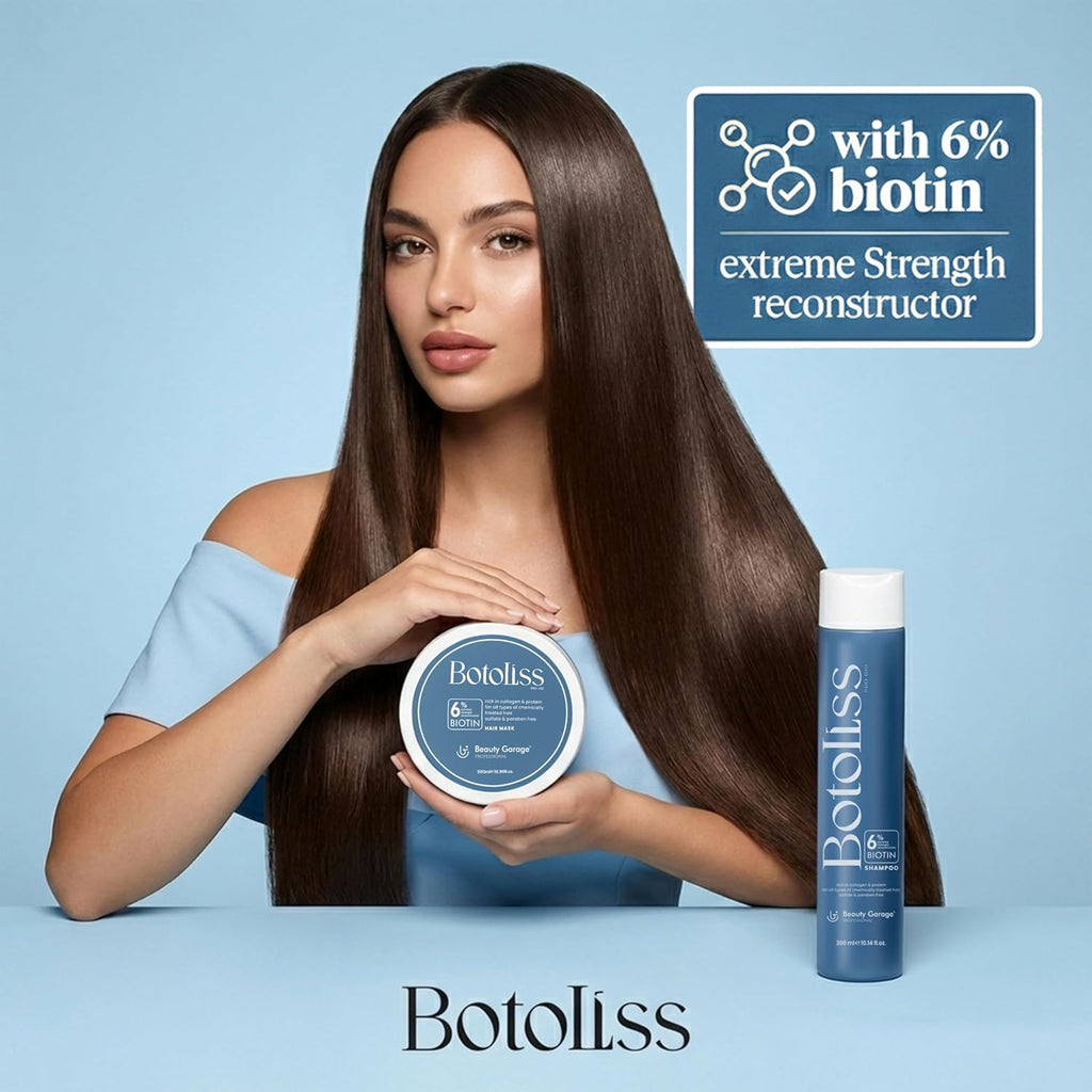 Beauty Garage Botoliss Shampoo 300ml & Hair Mask 200ml Combo