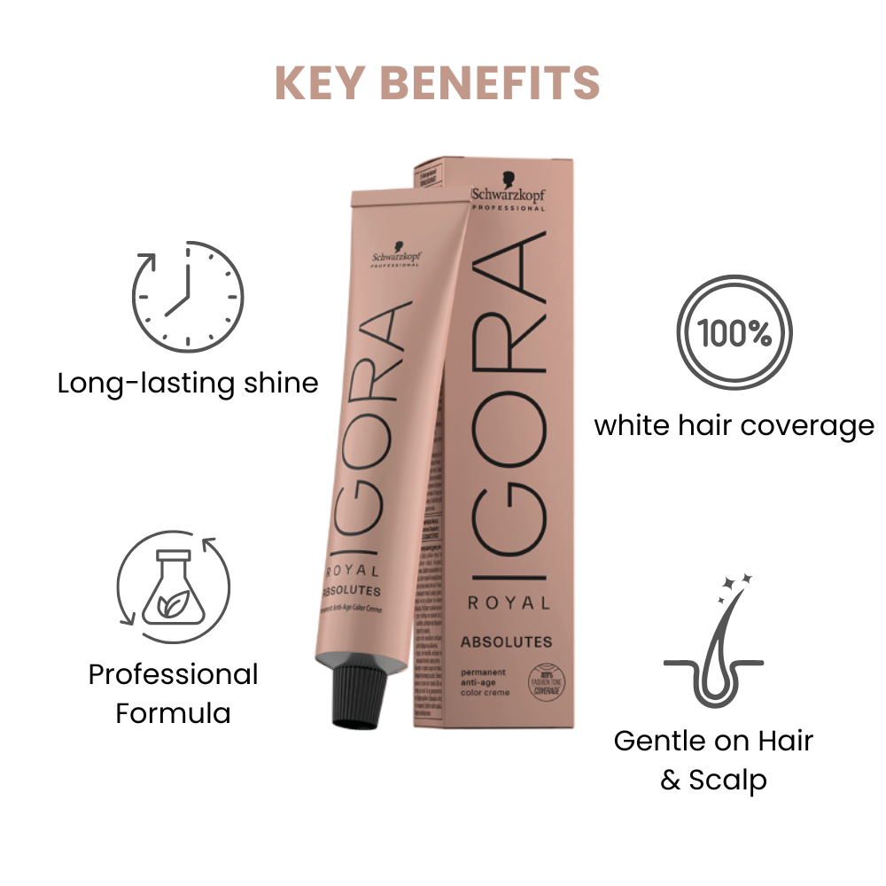 SCHWARZKOPF IGORA ROYAL HAIR COLOR SHADE NO 5-80 (60ML)