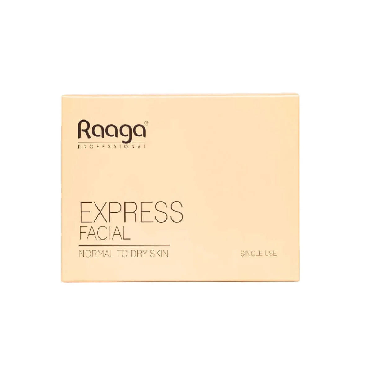 Raaga Professional Express Facial Kit (6 Step Process) Rejuvenates and Revitalises Skin, Improves Skin Texture | Normal To Dry Skin | Pack of 6 (35g X 6)