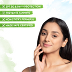 Mamaearth Skin Illuminate Sunscreen with SPF 50 Gel with Vitamin C & Turmeric for UVA & B Protection, Pa+++ - 50 g