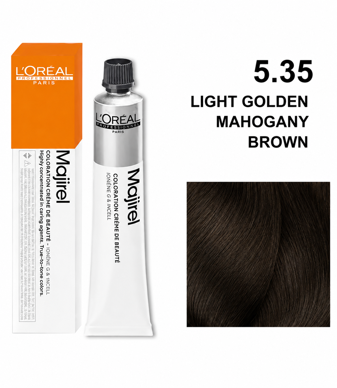 Loreal Professionnel Majirel Hair Color New Shade No 5.35