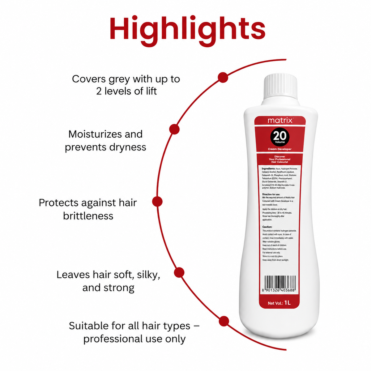 MATRIX OXYDANT 20VOL 1000ML