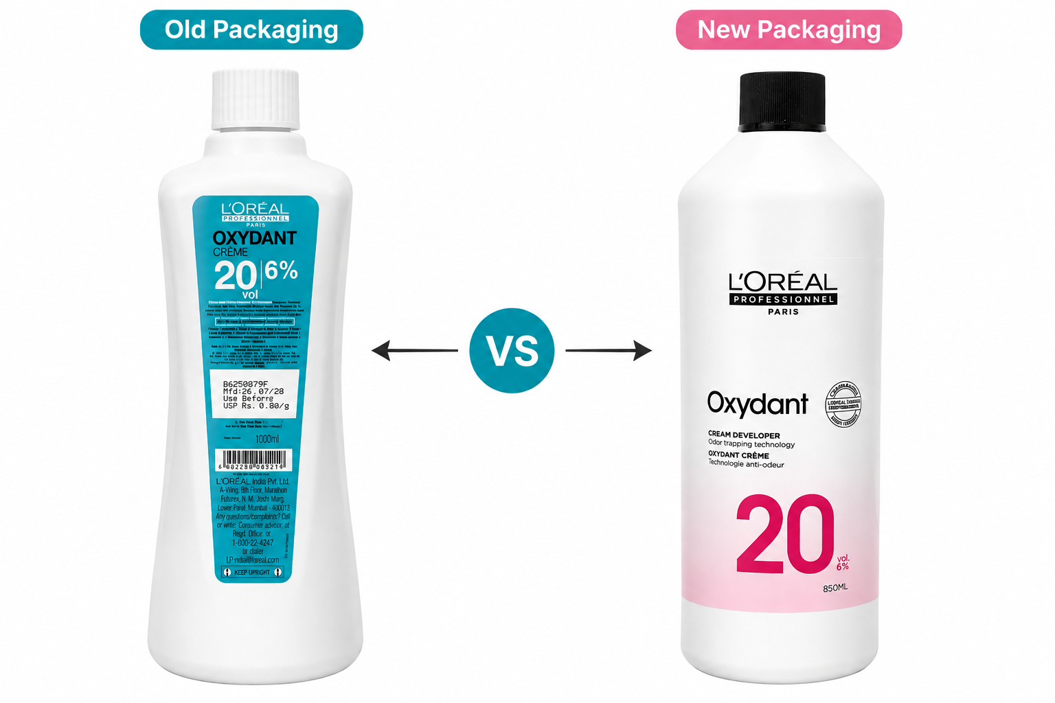 Loreal Oxydant Creme 20 Vol 6% Developer-1000ml