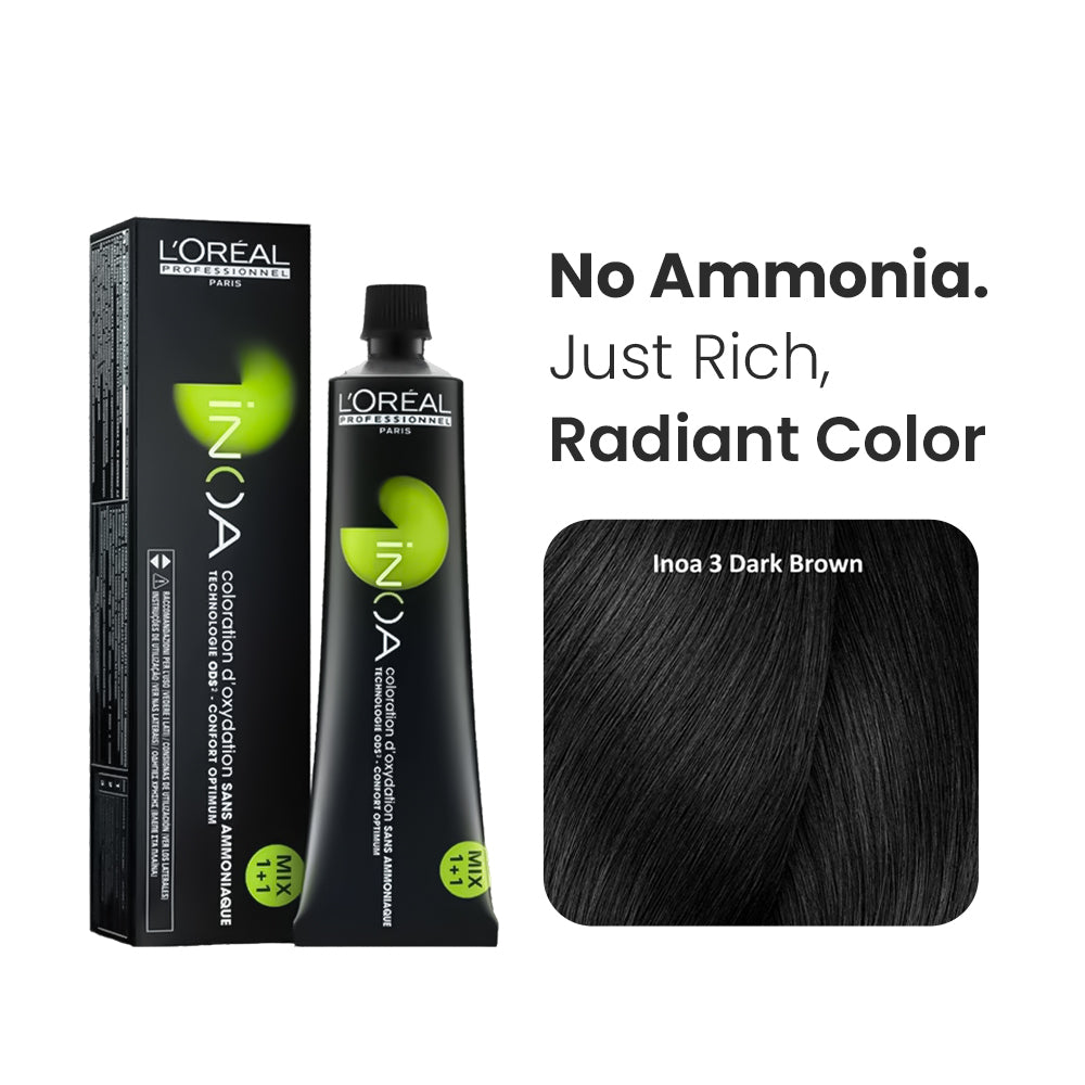 Inoa 3 Tube Dark Brown 60G