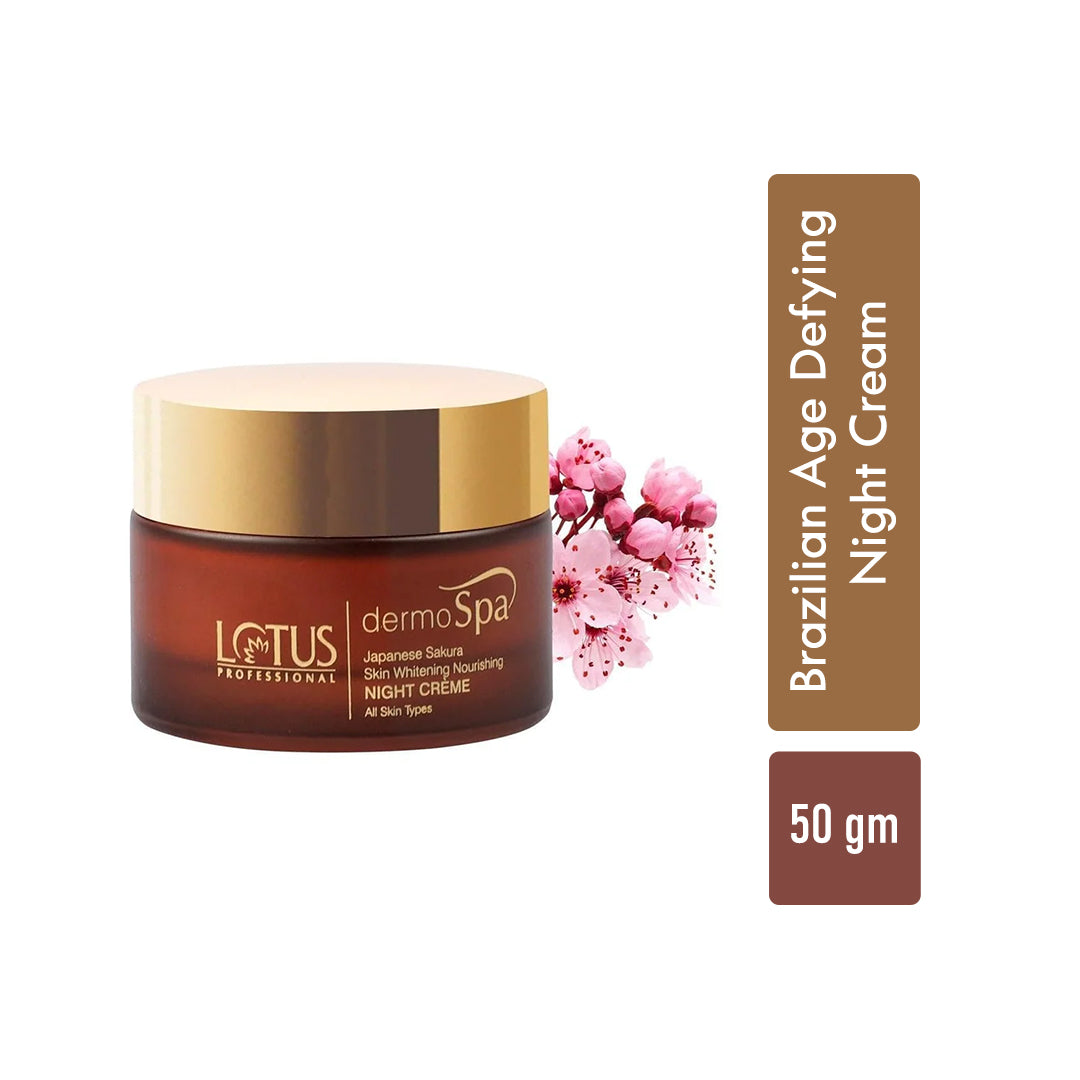 Lotus Professional Dermospa Japanese Skin whitening Nourishing Night Cream 50g