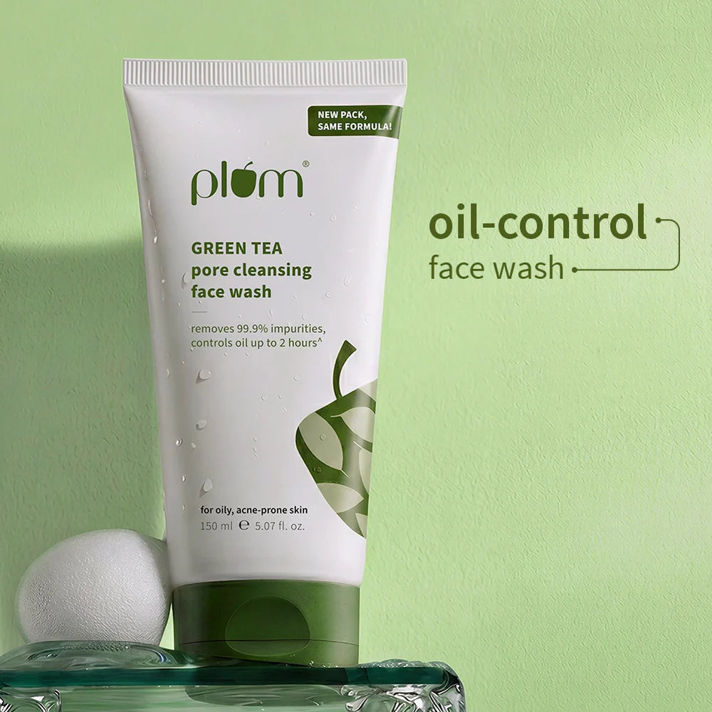 Plum Green Tea Pore Cleansing Face Wash For Oily & Acne-Prone Skin 150ml