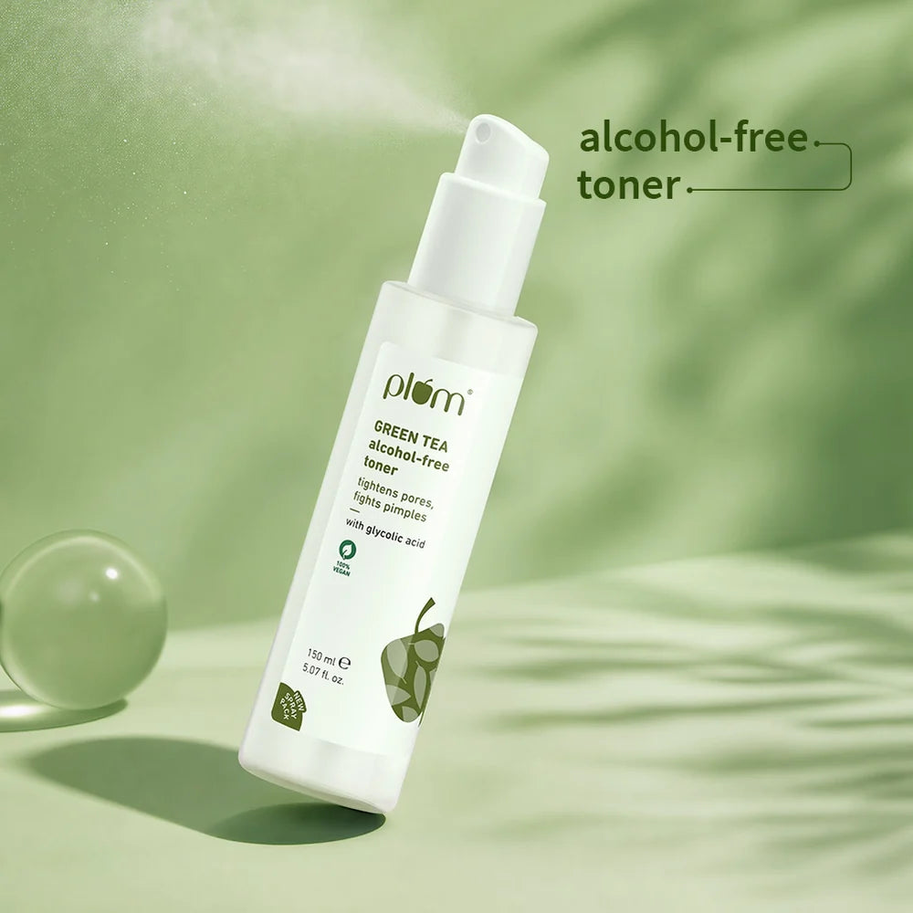 Plum Green Tea Alcohol-Free Pore Tightening Face Toner 150ml
