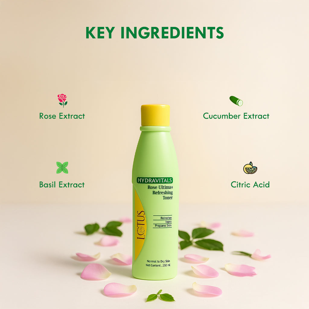 Lotus Hydravital Refreshing Rose Toner 250ml