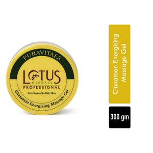 Lotus Professional Cinnamon Energising Massage Gel, 300Gm